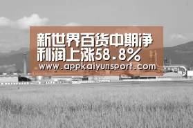 新世界百货中期净利润上涨58.8% 计划开美妆旗舰店:电竞赛事(图2) LOL英雄联盟投注 - 官方电竞竞猜平台
